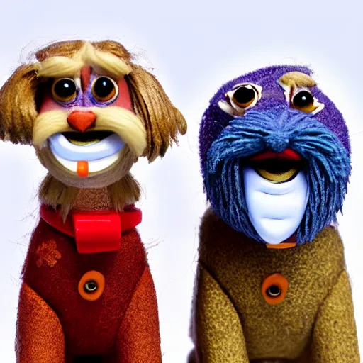 Image similar to wheaten terrier claymation detailed colorful laika Wes Anderson