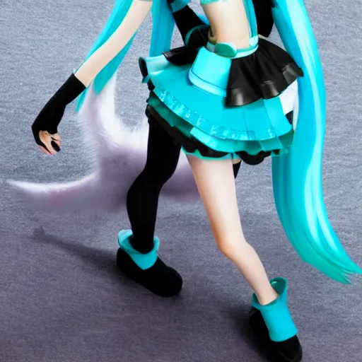 Image similar to hatsune miku full body shot