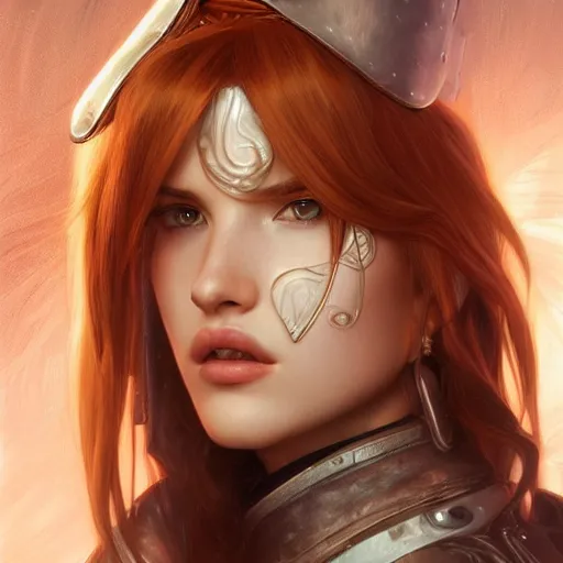 Image similar to ultra realistic illustration, bella thorne as tiff from final fantasy 7, intricate, elegant, highly detailed, digital painting, artstation, concept art, smooth, sharp focus, illustration, art by artgerm and greg rutkowski and alphonse mucha