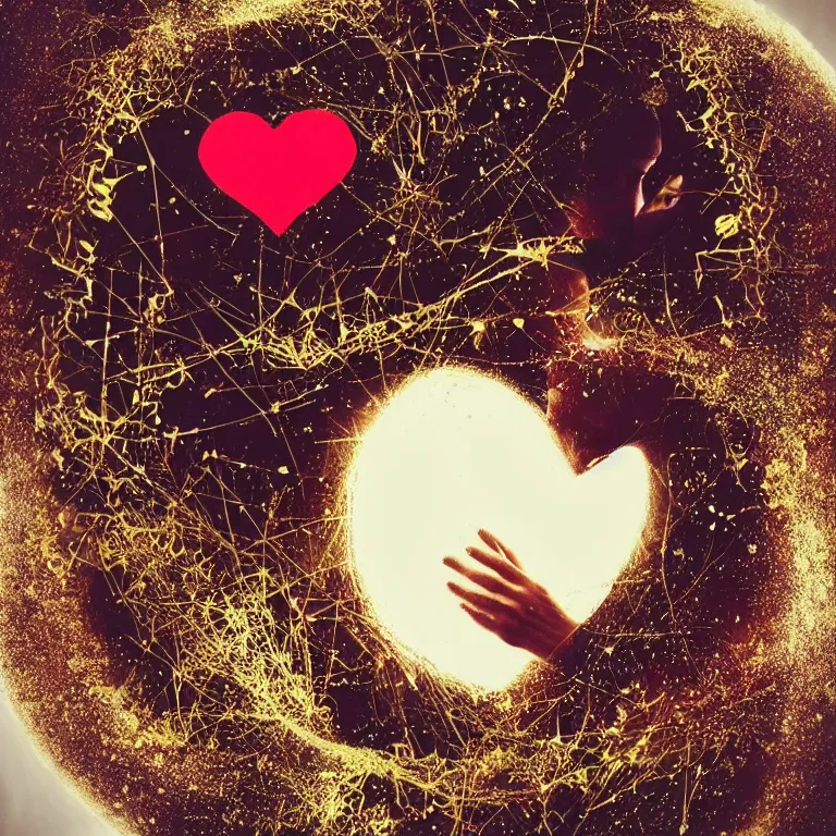 Image similar to double exposure of love, symbols of live, explosion, love is the most relevant theme, love is infinity, love is begin of all, 8 k resolution, artistic mode, artistic, trending on instagram, long exposure, love art, serious, fantasy and dreams vibes, mushrooms style and macro style, spawn, spruce vibes