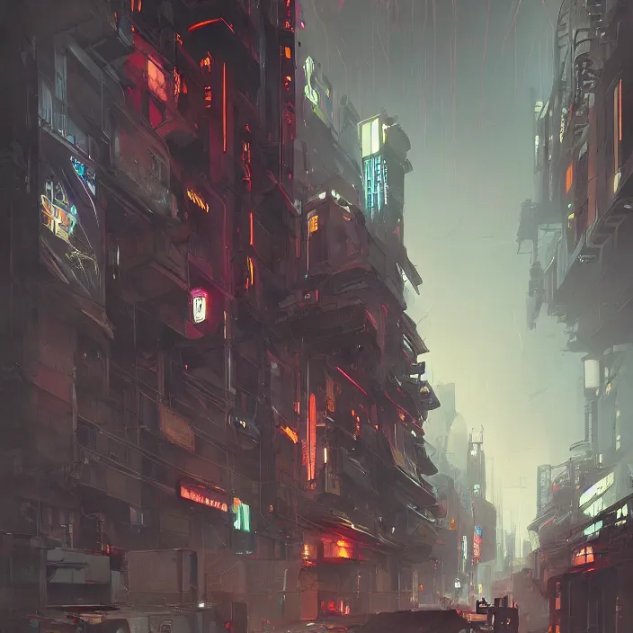 Prompt: a beautiful portrait painting of a cyberpunk city by sergey kolesov and pascal blanche and sebastien plassard and greg rutkowski, in style of noir illustration. colorful comic, symmetry, hyper detailed. octanev render. trending on artstation