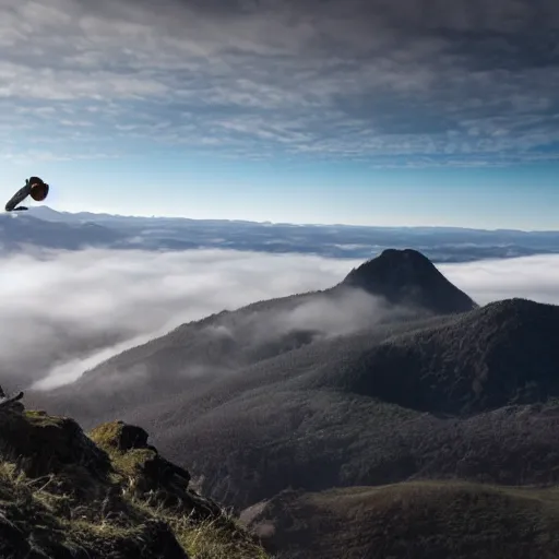 Image similar to Wanderer above the Sea of Fog