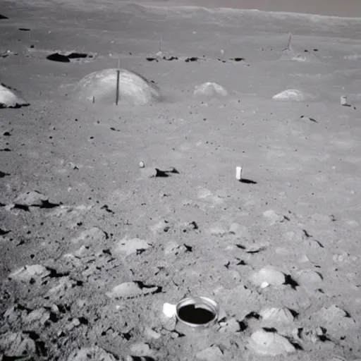 Image similar to photo of a moonbase built into an enormous very large raw chicken on the moon