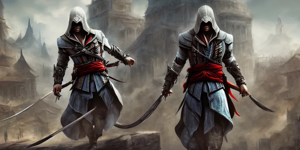 assassin's creed 2 concept art, highly detailed,, Stable Diffusion