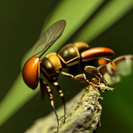 Image similar to Hirō Isono Style Alien Wasp Hornet HDR