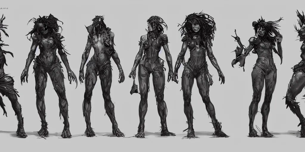 Image similar to gen 1 3, character sheet, concept design, contrast, mushroom people, kim jung gi, greg rutkowski, zabrocki, karlkka, jayison devadas, trending on artstation, 8 k, ultra wide angle, pincushion lens effect