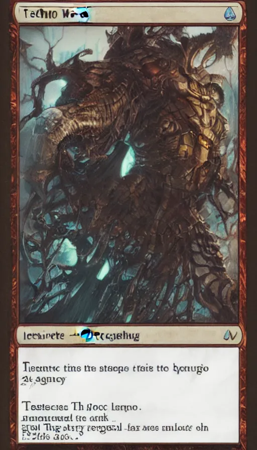 Image similar to techno artwork, from magic the gathering