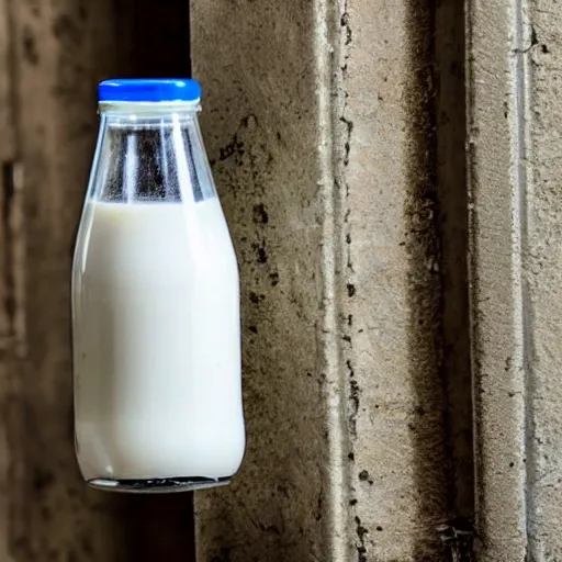 Image similar to bottle of milk inside a jail