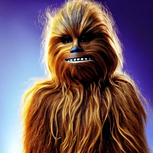 Image similar to if chewbacca had no fur