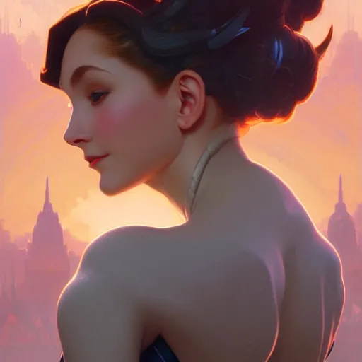 Prompt: judy jetson, intricate, elegant, highly detailed, digital painting, artstation, concept art, smooth, sharp focus, illustration, art by artgerm and greg rutkowski and alphonse mucha and william - adolphe bouguereau