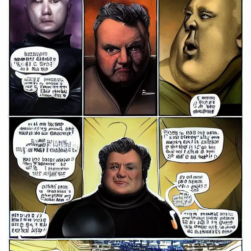 Prompt: baron. vladimir harkonnen is the direct - line male descendant of the bashar abulurd harkonnen who was banished for cowardice after the battle of corrin. the return of house harkonnen to power generally is ascribed to adroit manipulation of the whale fur market and later consolidation with melange wealth from arrakis.