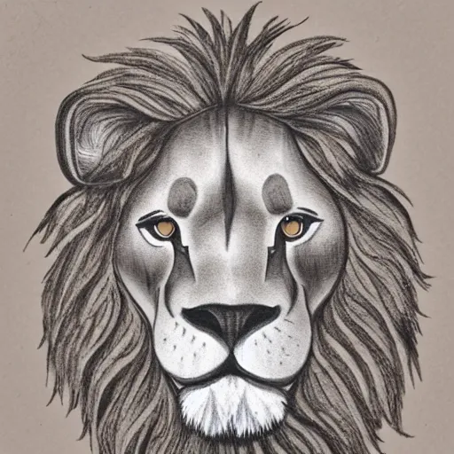 Prompt: lion in the style of anonymous