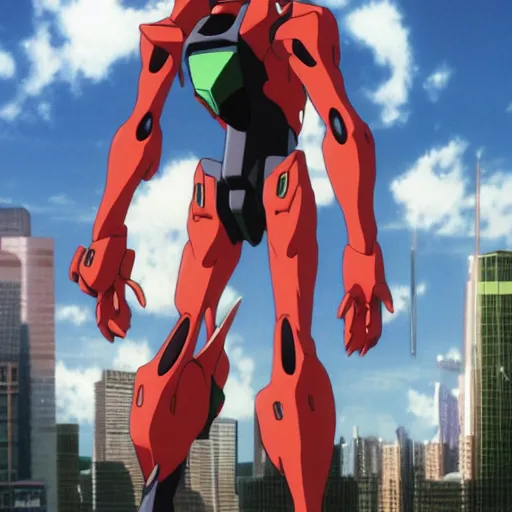 Prompt: evangelion unit 1, photorealistic