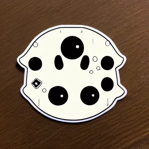 Image similar to symmetrical die cut sticker, yoshi from yoshi's island