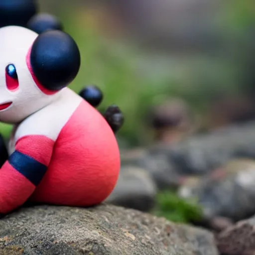 Image similar to national geographic photo of mr mime, pokemon in the wild, intricate, portrait, 8 k highly professionally detailed, hdr, award winning