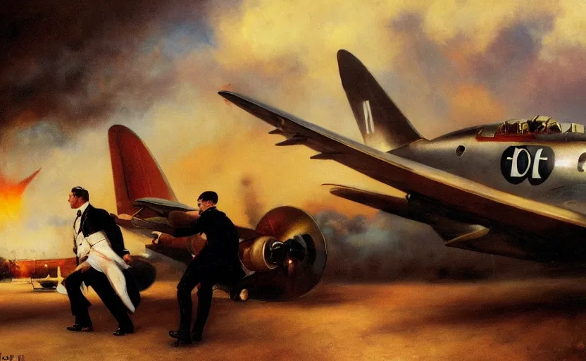 Image similar to adolf hitler escaping by plane to argentina by tony sart and delphin enjolras and daniel f. gerhartz