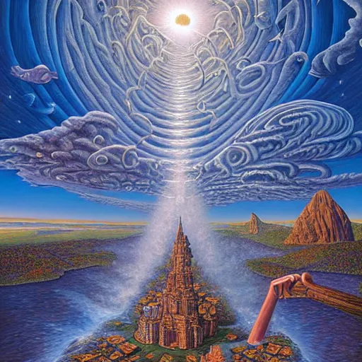 Image similar to art by john stephens, rob gonsalves and tim white