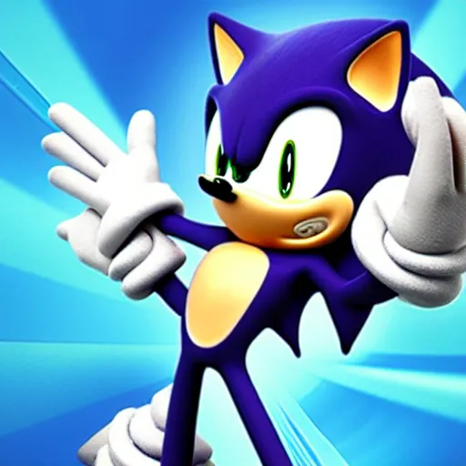 Image similar to sonic the hedgehog ceo