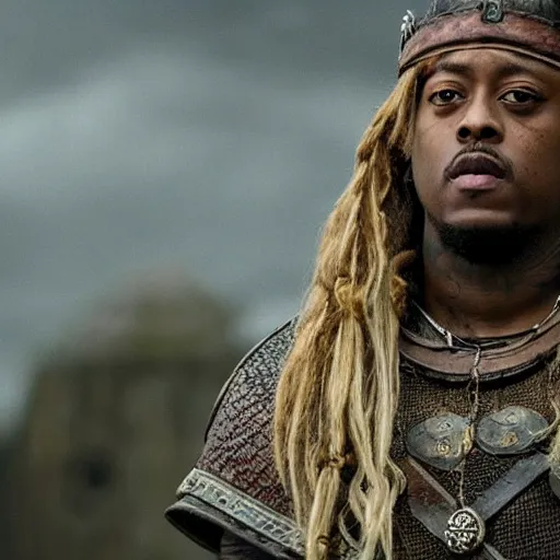 Image similar to juice wrld in Vikings very detailed 4k quality super realistic