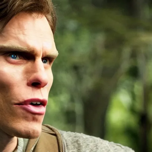 Image similar to Live Action Still of Jerma in Twilight, real life, hyperrealistic, ultra realistic, realistic, highly detailed, epic, HD quality, 8k resolution, body and headshot, film still