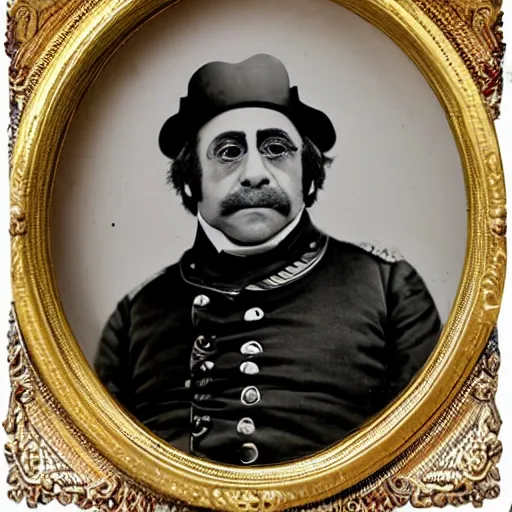 Image similar to portrait photograph of Danny DeVito as a Civil War confederate general