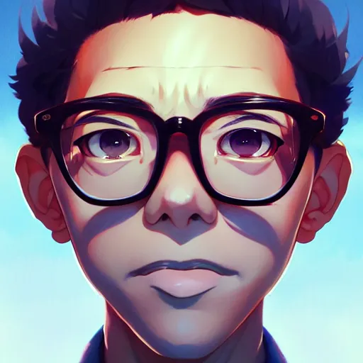 Image similar to al roker, portrait shinkai makoto studio ghibli studio key hideaki anno sakimichan stanley artgerm lau rossdraws james jean marc simonetti elegant highly detailed digital painting artstation pixiv