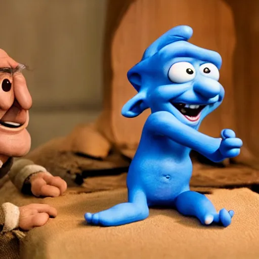 Image similar to the smurfen and gargamel