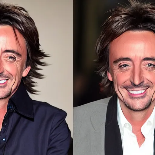 Image similar to Richard Hammond glues on his wig, highly detailed