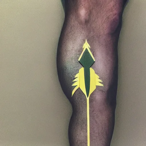Image similar to arrow in the knee