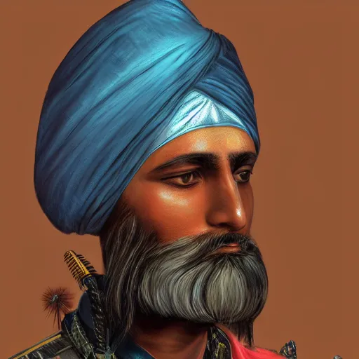 Prompt: cybernetic Sikh warrior, photorealistic