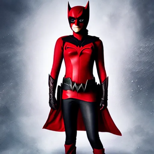 Image similar to Emma Watson as Batwoman