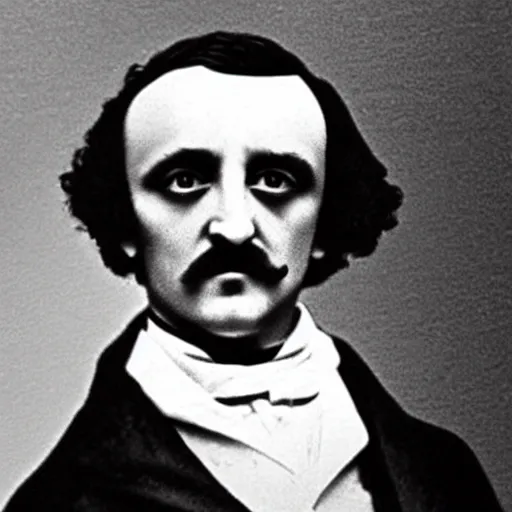 Image similar to edgar allan poe, grindr profile