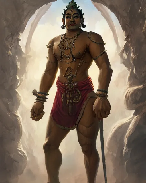 Image similar to full body portrait of Praggnanadhaa by Stanley Artgerm Lau, WLOP, Rossdraws, frank frazetta, Andrei Riabovitchev, Marc Simonetti, tranding on artstation