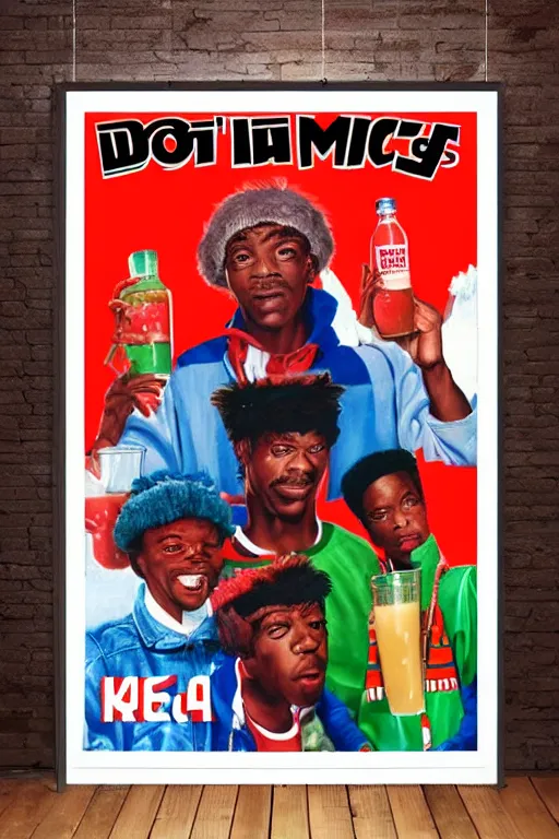 Prompt: poster the movie 1 9 8 8 ussr don't be a menace to south central while drinking your juice in the hood, perfect symmetrical eye, soviet russian winter fur hat with earflaps ushankas vodkra kremlin