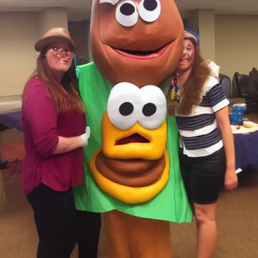 Image similar to I won my costume contest with my Mr. Potato Head costume