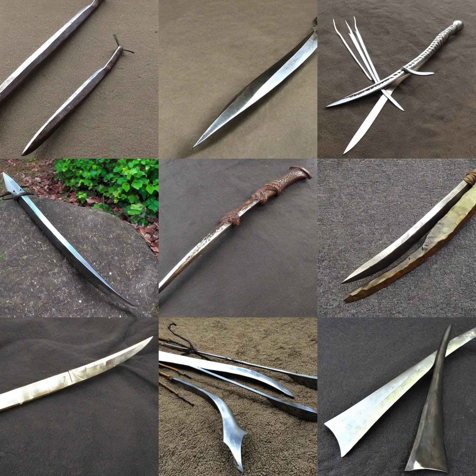 Prompt: sharp medieval 3 0 0 spartan spear hand forged spear ottoman style viking metal forged reenatment battles viking spear