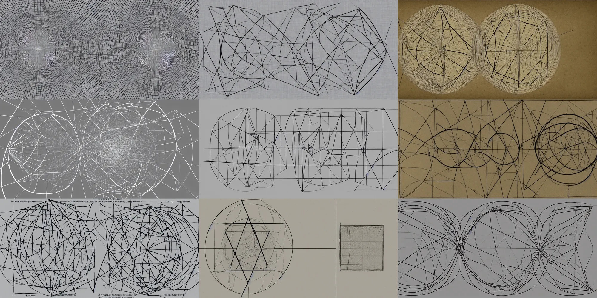 Prompt: non euclidean geometry