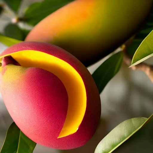 Prompt: photo of a mango with the head and arms of elon musk on it, highly detailed, extremely high quality, hd, 4 k, 8 k, professional photographer, 4 0 mp, lifelike, top - rated, award winning, cinematic, realistic, detailed lighting, detailed shadows, sharp, no blur, edited, corrected, trending