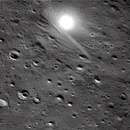 Image similar to earth half lit as seen from the surface of the moon