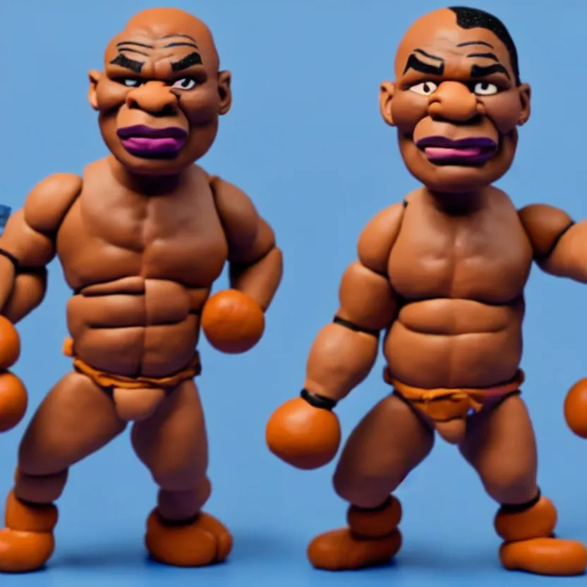 Prompt: mike tyson in claymation form, 8 k,