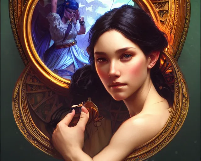 Image similar to photography of drew struzan, deep focus, d & d, fantasy, intricate, elegant, highly detailed, digital painting, artstation, concept art, matte, sharp focus, illustration, hearthstone, art by artgerm and greg rutkowski and alphonse mucha