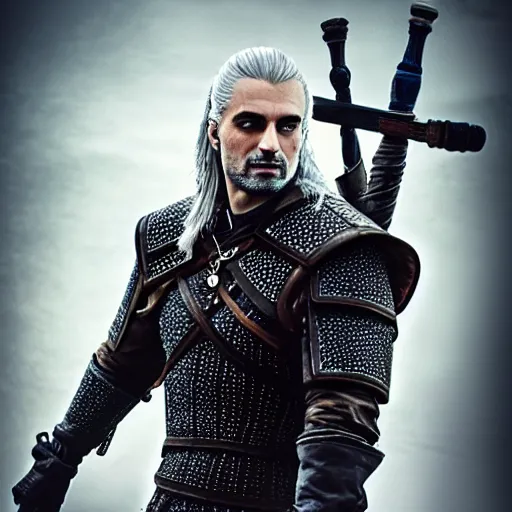 Image similar to Meladze as Witcher