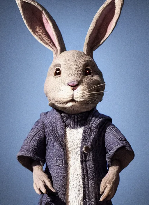 Prompt: donnie darko bunny dimension photographed by michael tullberg, cinematic lighting, photorealistic, octane render 8 k depth of field 3 d masterpiece