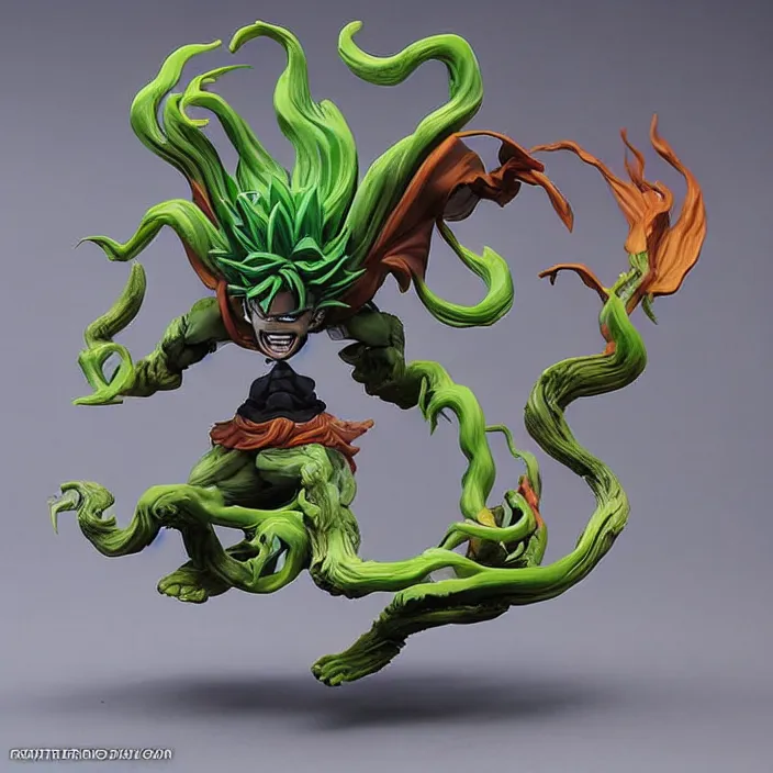 Image similar to eldritch abomination Son Goku, imsorryjon, Son Goku, figurine, detailed product photo
