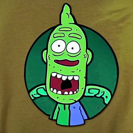 Image similar to pickle rick