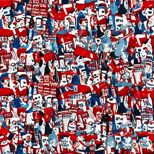 Prompt: IT themed Where's Wally