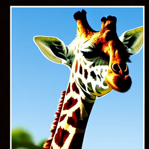 Prompt: a giraffe meditating, yoga, meditation, photorealistic