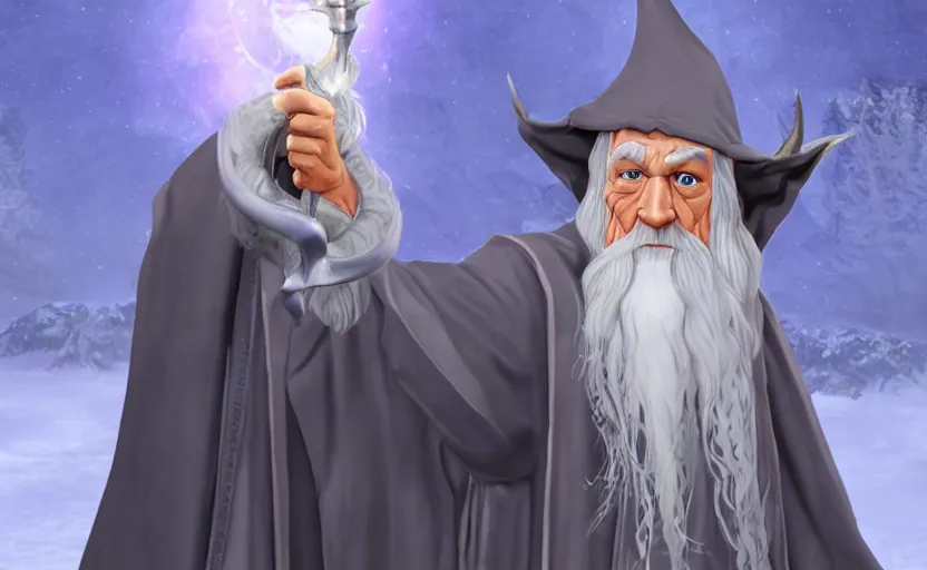 Image similar to Gandalf in Wizard 101