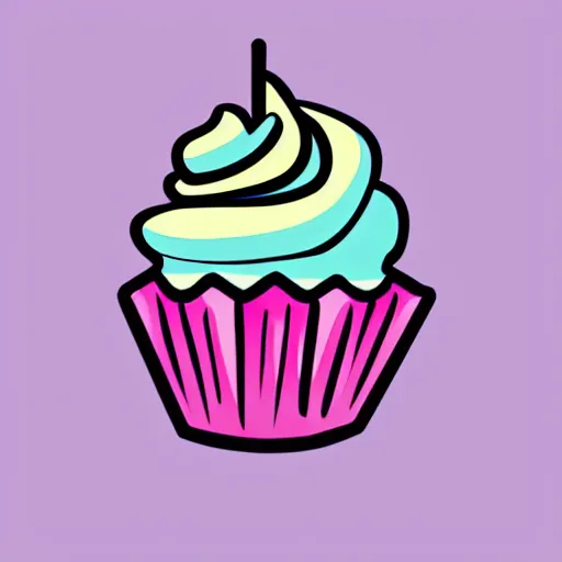 Image similar to cupcake, dribbble, awesome, stylish, vector