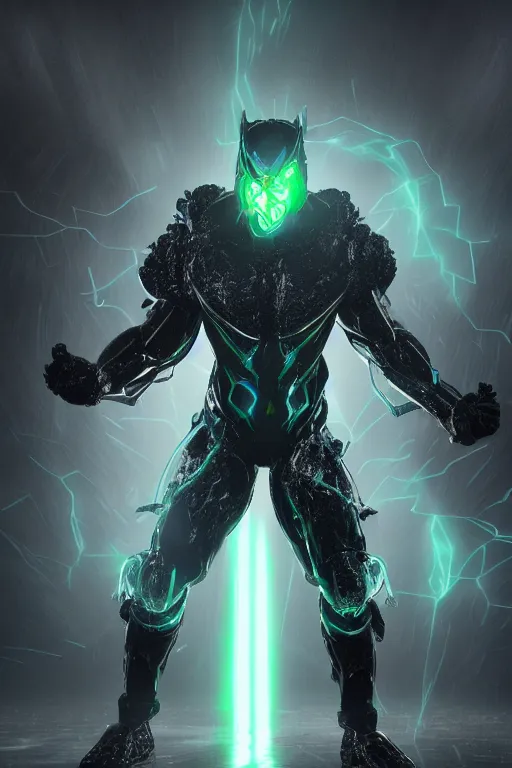 Image similar to electro storm supervillain, character design, radiating energy, mist, fog, photo realistic, octane render, unreal engine, hyper detailed, volumetric lighting